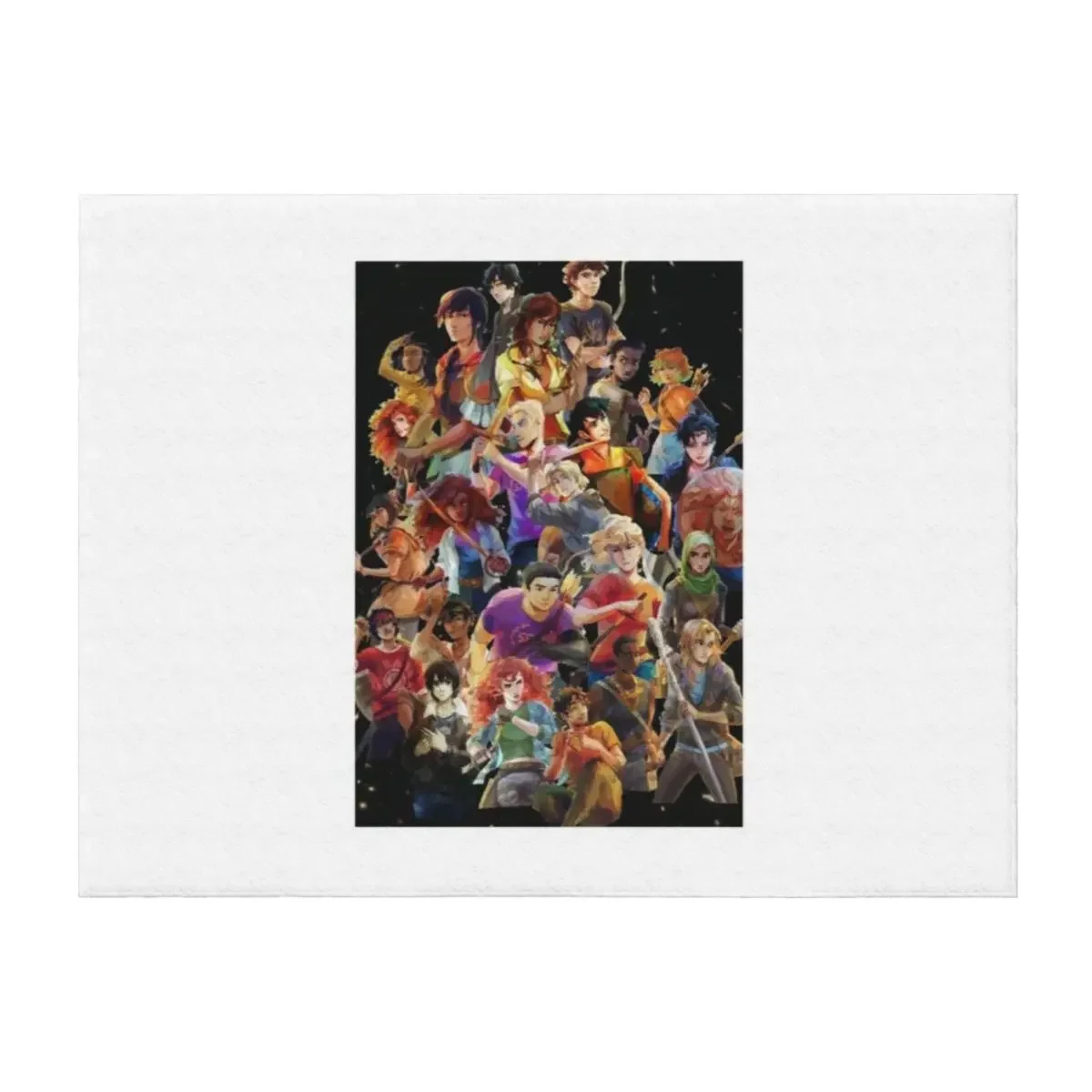 

Percy Jackson, Magnus Chase, Heroes of Olympus Throw Blanket Heavy Cute Plaid Soft Beds Personalized Gift Blankets