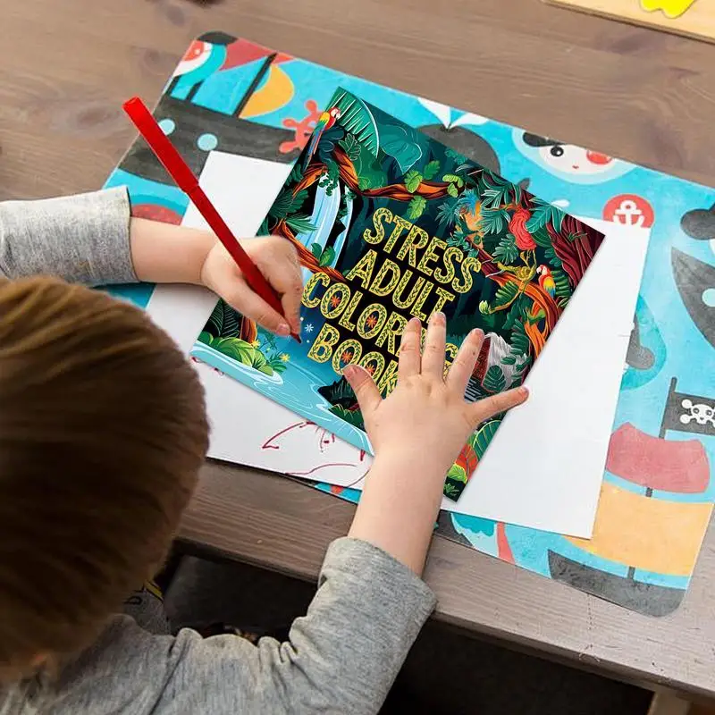 Adult Color Book Relieving Funny Portable Stress Relief Book Affirmation Coloring Toy Boost Your Mood Drawing Toy For Men Women