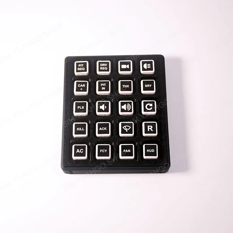 RGB Button Box for PC Simracing  Games Center Control Box for Euro Truck Hub for Thrustmaster T300 Logitech G29 G27 FANATEC Moza