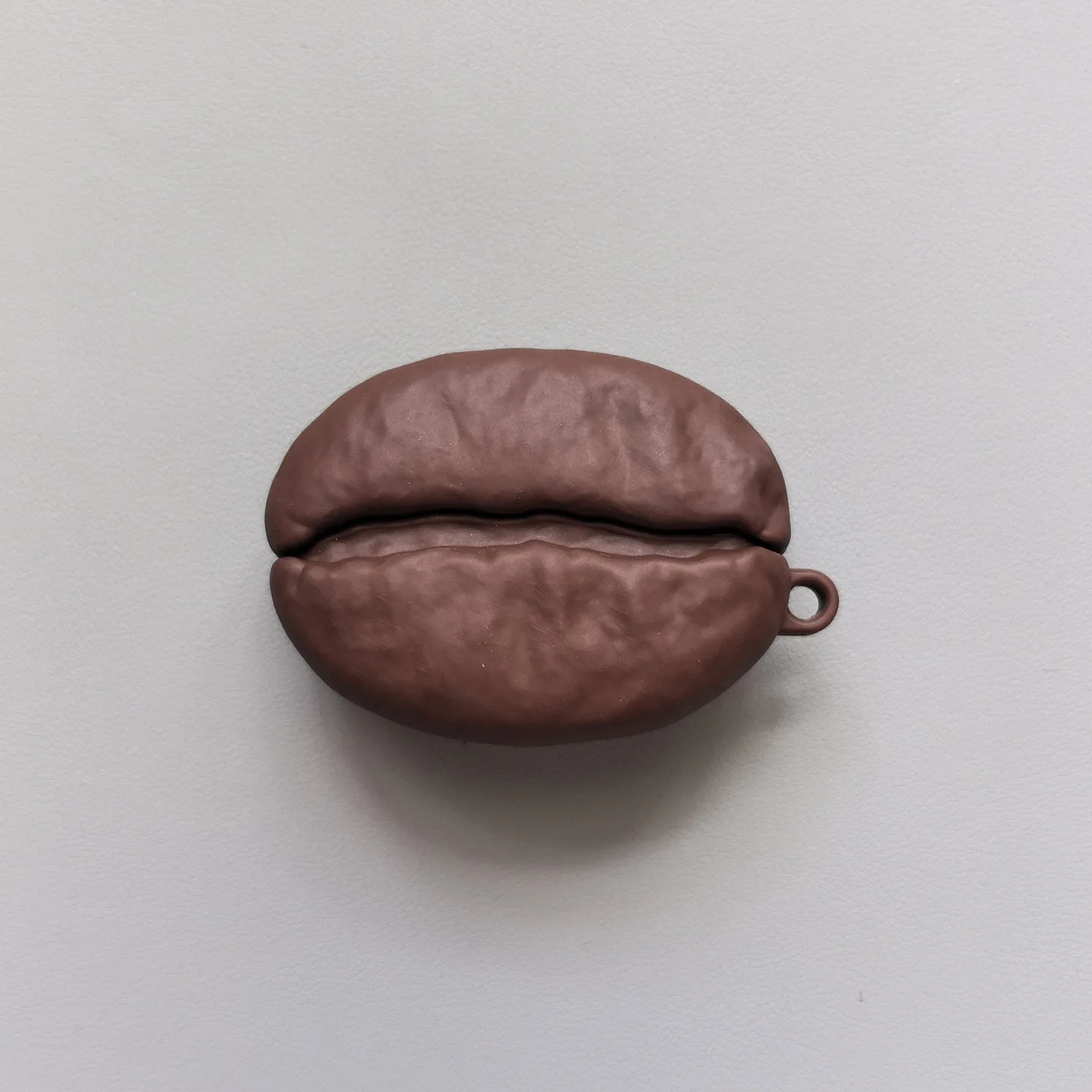 Creative Coffee Bean AirPods Pro3 Case Brown Anti-loss with Pull Ring Protective Noise Reduction Bluetooth Headset Case