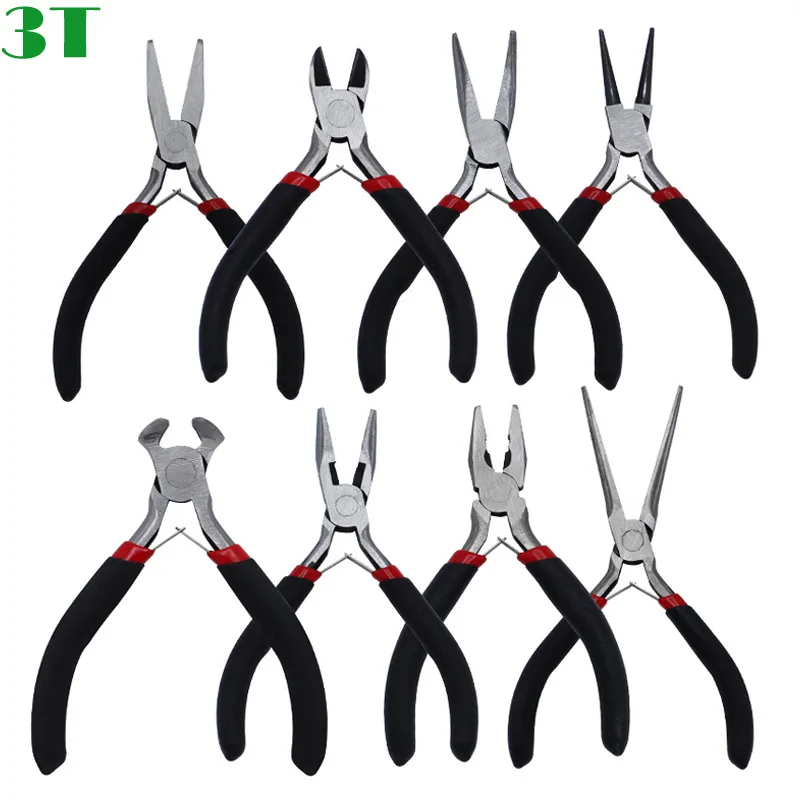 

4.5" Steel Jewelry Pliers Tools DIY Equipment Pliers Round Nose Cutting Wire Pliers for Jewelry Making Handmade Accessories Tool