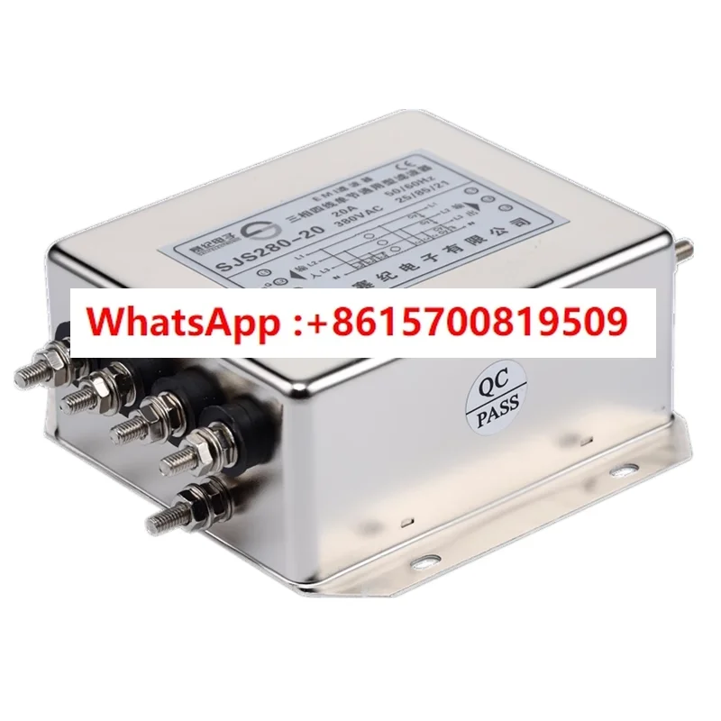 

Three-phase filter SJS480 SJS780 SJS280 AC power anti-interference filter 380v