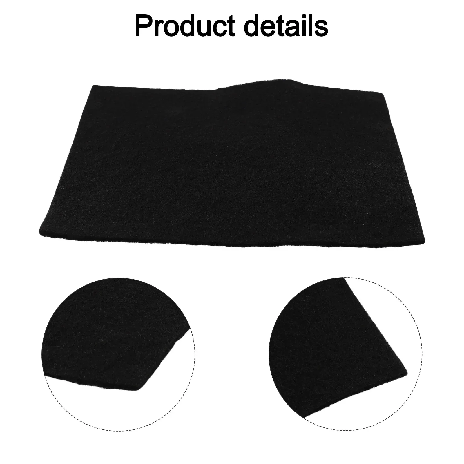 

Air Conditioners Air Filter Black Cotton Activated Carbon Kitchen Range Hood Air Filter Activated Carbon Cotton