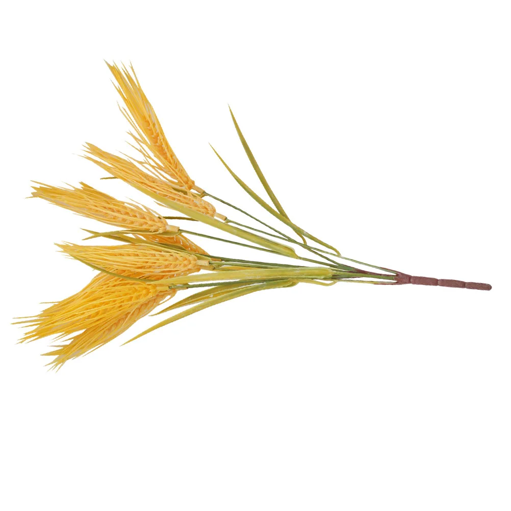 

Plastic Flower Decorations Yellow Artificial Hawaiian Flowers for Party Table Wedding Home Decor Simulation Plants