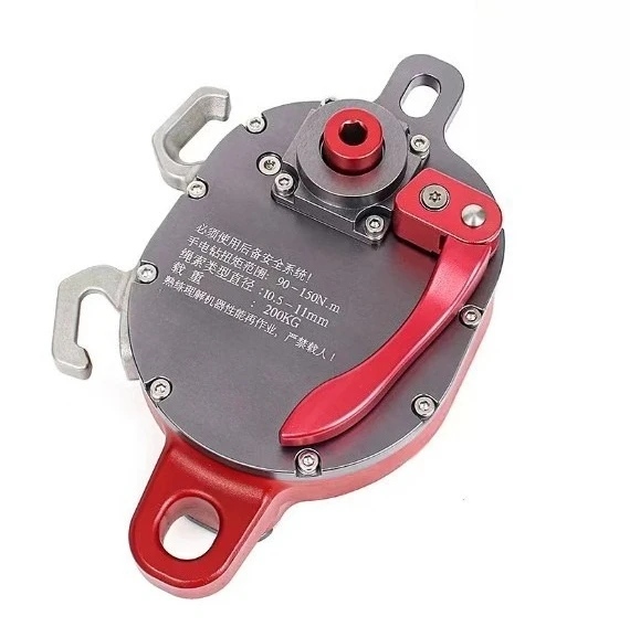 Electric Drill Winch 200kg Load Pulley Descender Raiser for Lifting Equipment
