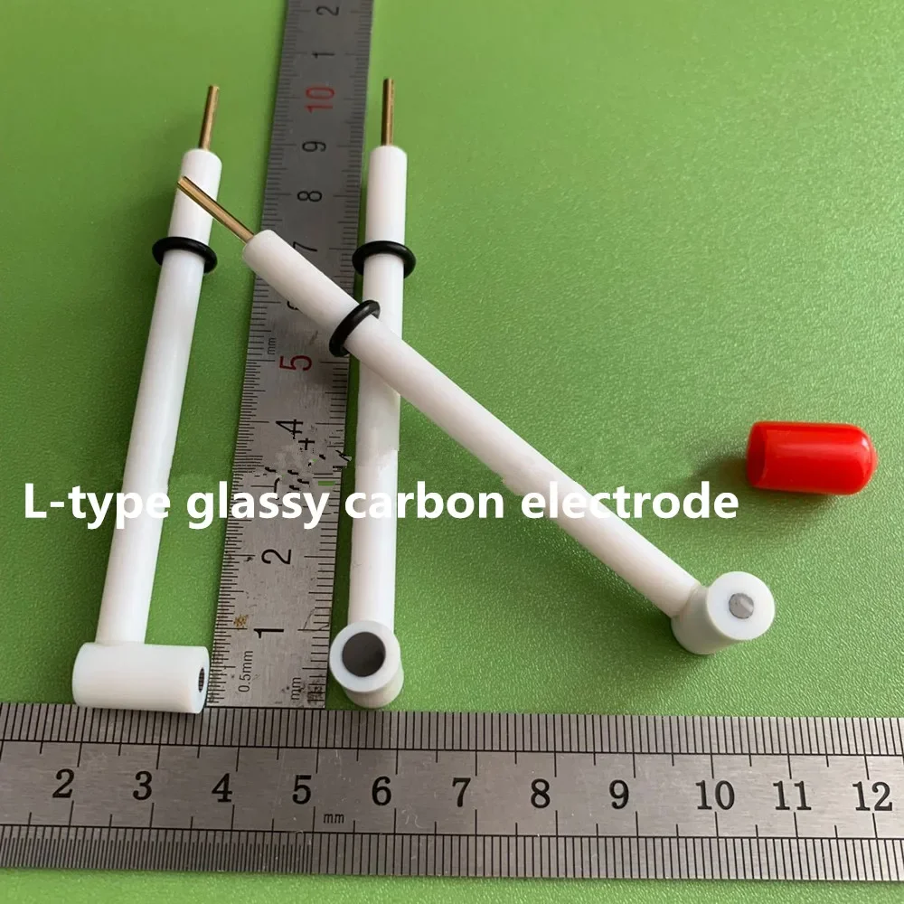 

L-type Glassy Carbon Electrode, Electrochemical Working Electrode, 2mm, 3mm, 4mm, 5mm Glassy Carbon Electrode.