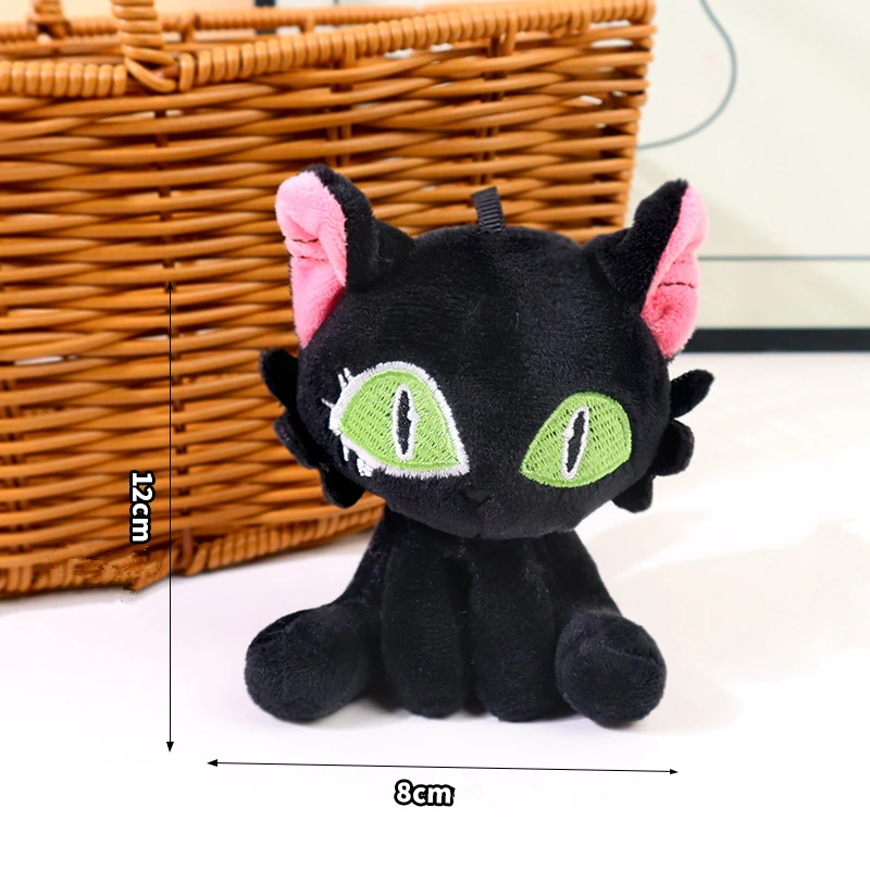 Daijin Cat and Sadaijin Black Cat Plushie Soft Stuffed Animal Doll Suzume No Tojimari Toy Birthday Gift for Baby Kids