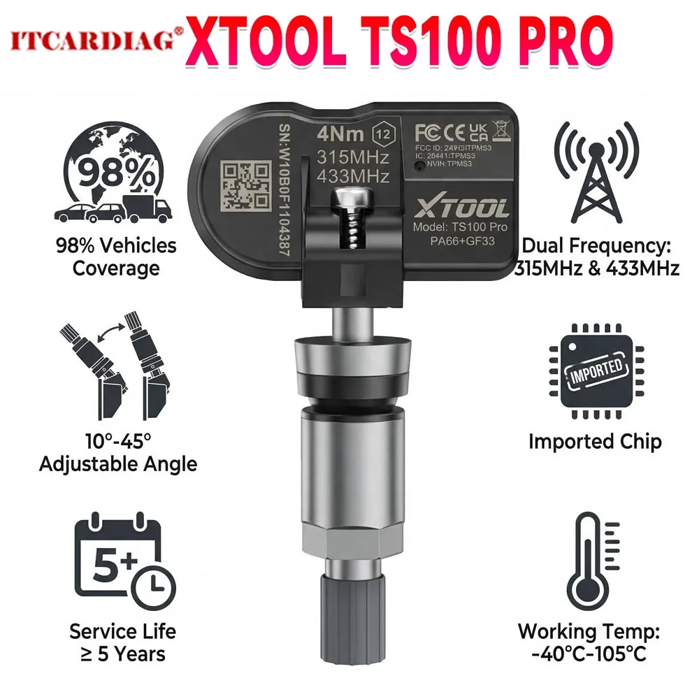 capteur-tpms-2-en-1-xtool-ts100pro-433-mhz-et-315-mhz-2026-–-programmeur-de-capteur-de-surveillance-de-pression-des-pneus-ts100-pro-compatible-tp150-ip819