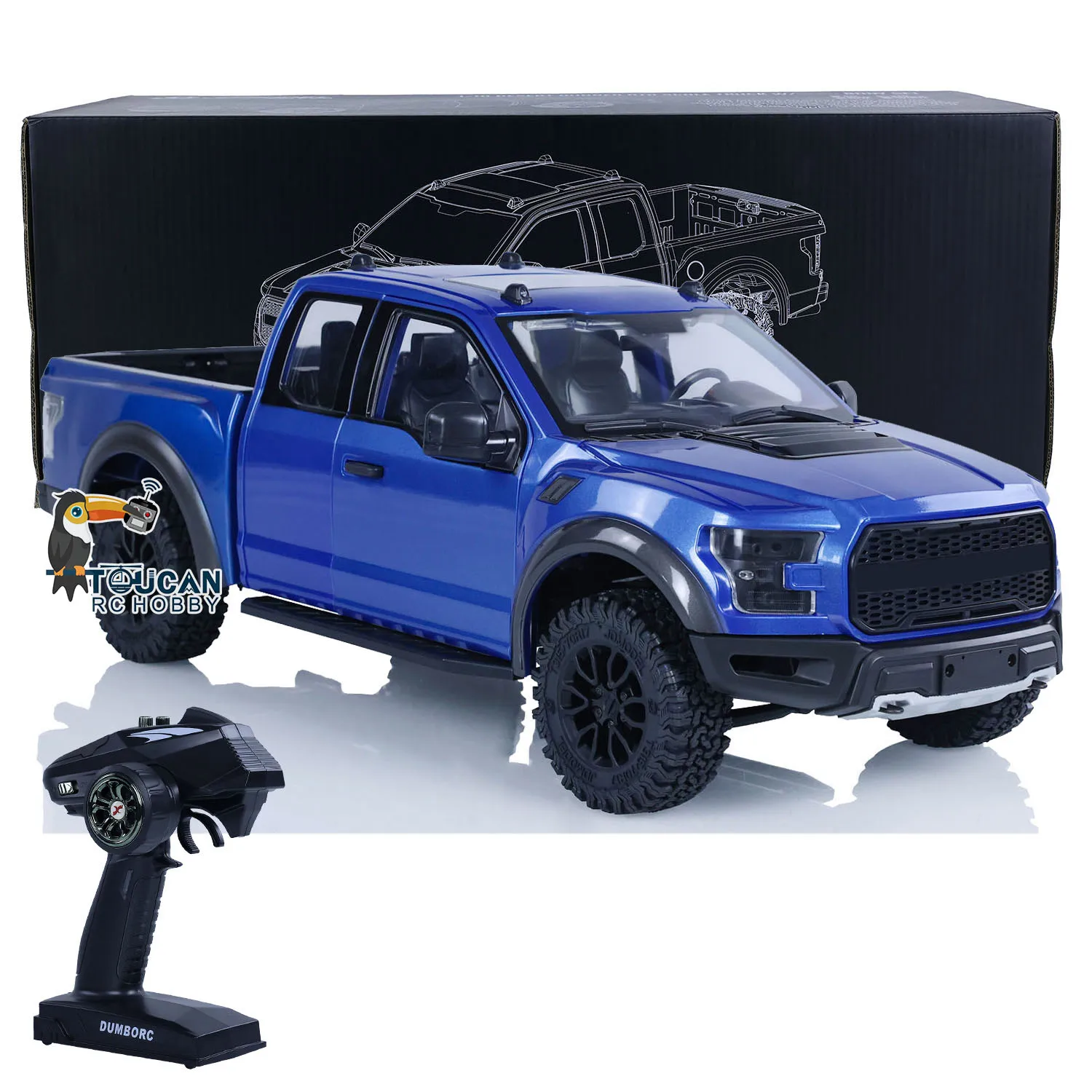 JDM 1/10 Rock Crawler Racing RC Car F-150 KIT With Electric Parts DIY Model Radio Control ESC Motor Outdoor Toys TH13074