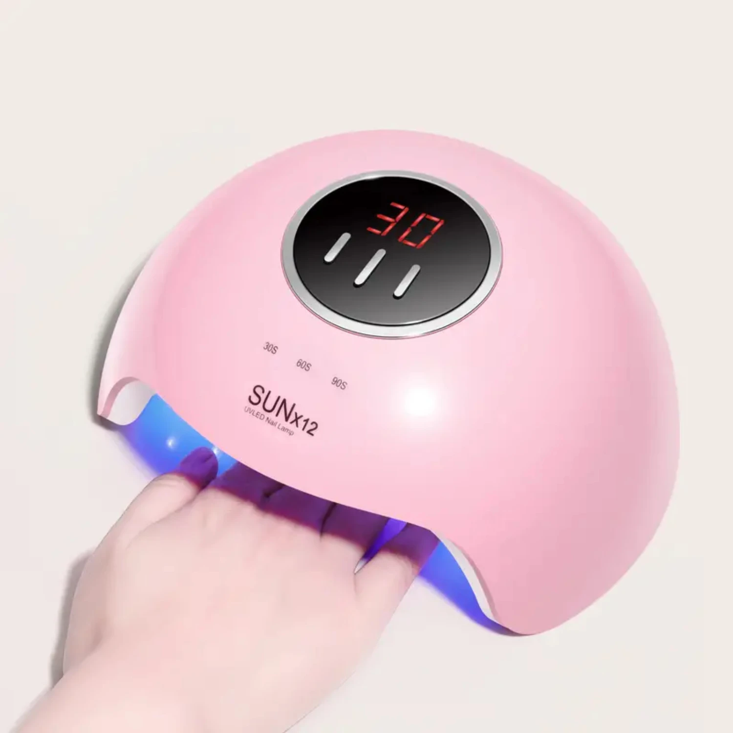 Professional 54W UV LED Nail Lamp for Salon Quality Gel Nail Polish, Smart Dryer with Fast Curing Technology