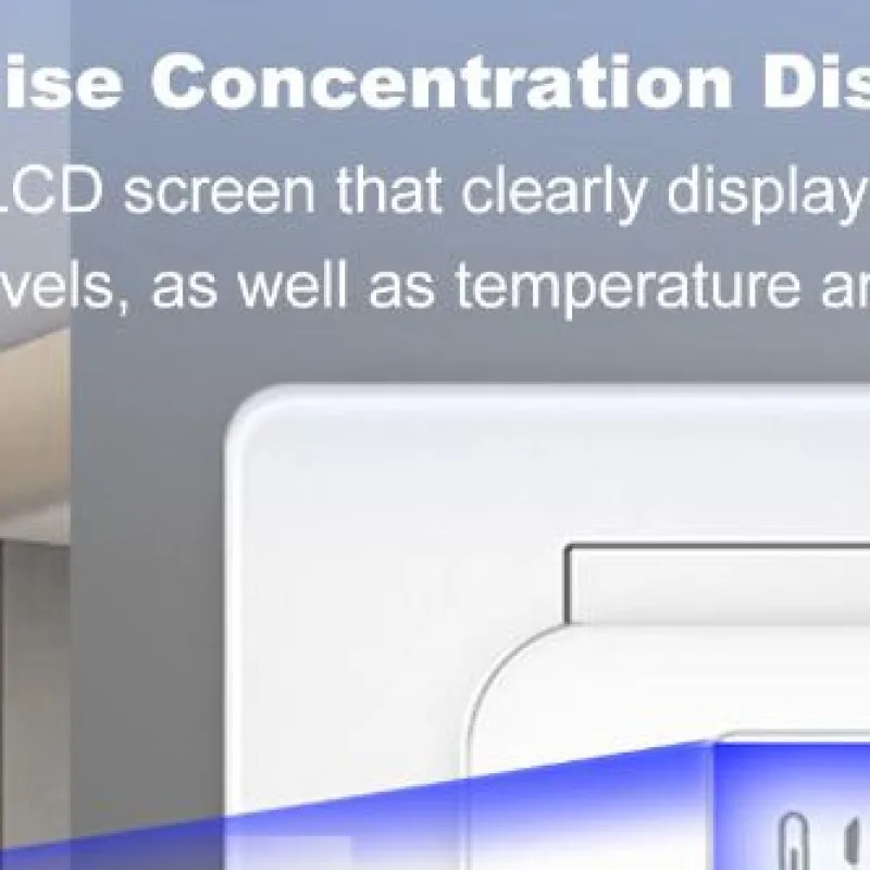 Carbon Dioxide Detector Plug In 4 in 1 Combustible Natural Gas Detector Natural Gas Leak Sensor for Kitchen Garage Safety