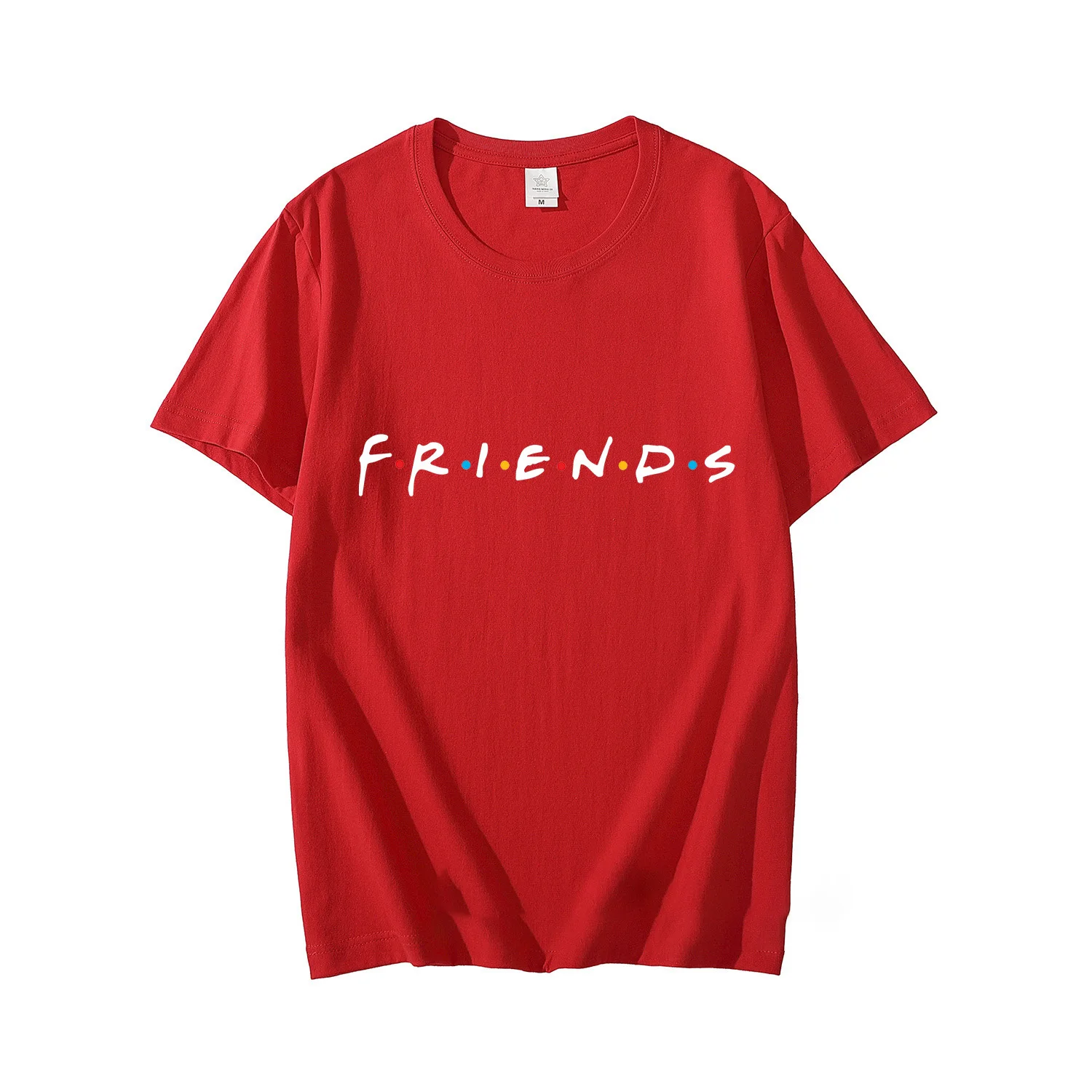 Friends TV Show T-Shirt Men Summer Cotton Tops Tees Letter Printed Clothing Cool Short Sleeve Streetwear Women Harajuku T-Shirt