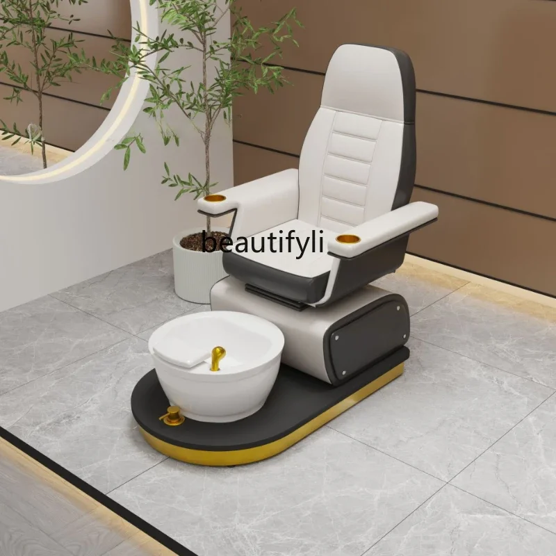 

xx1Nail Beauty Sofa Pedicure Chair Rotatable Manicure Foot Bath Chair Foot Bath Club Pedicure Sofa Salon Furniture