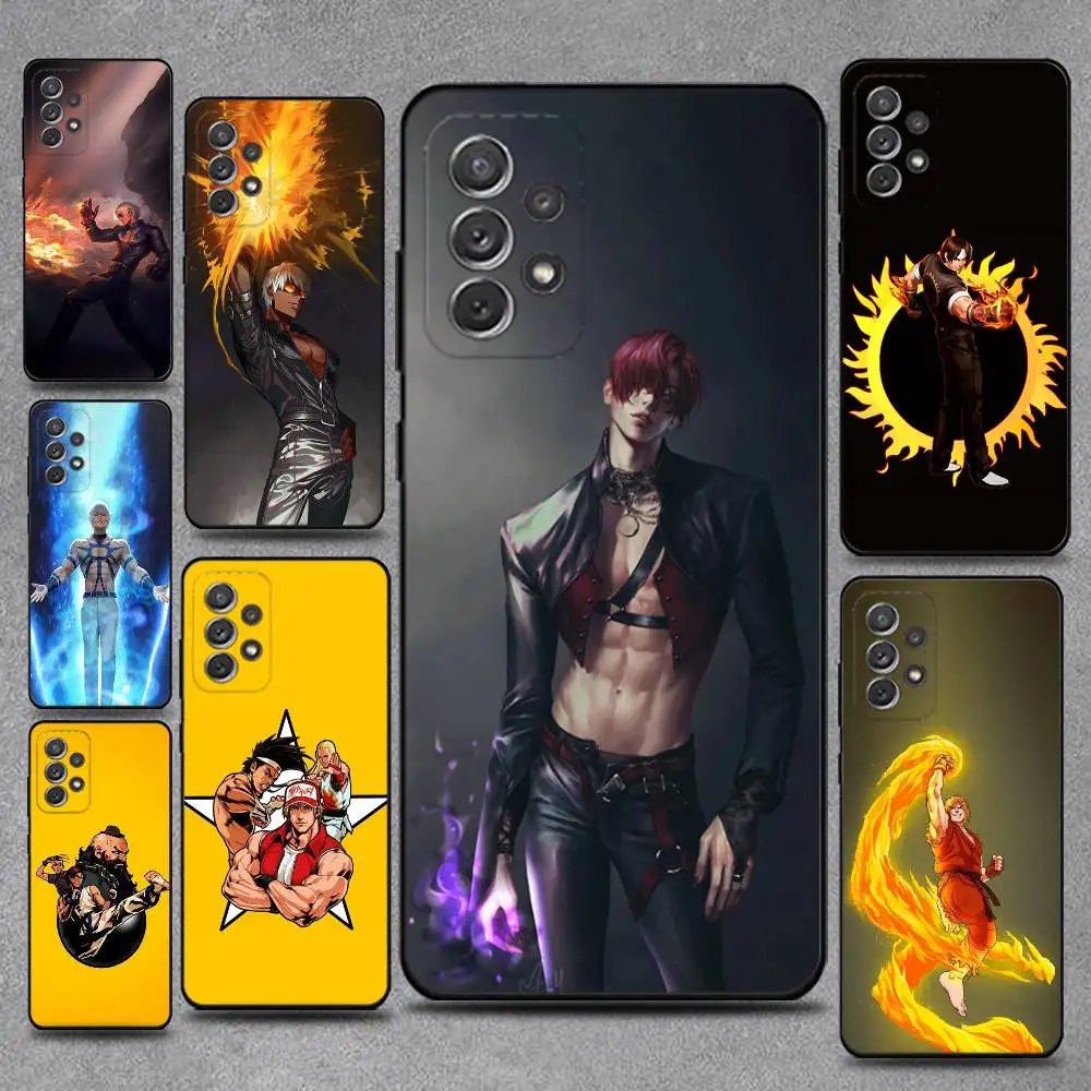 

Game K-King Of F-Fighters Phone Case For Samsung S25,S24,S21,S22,S23,S30,Ultra,S20,Plus,Fe,Lite,Note,10,9,5G Black Cover