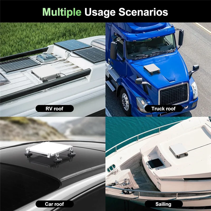 B13C Per Starlink Mini Per Staffa per Auto Kit di Montaggio sul Tetto Supporto per Tazza Magnetica Portapacchi per rimorchio per Camion Barca RV