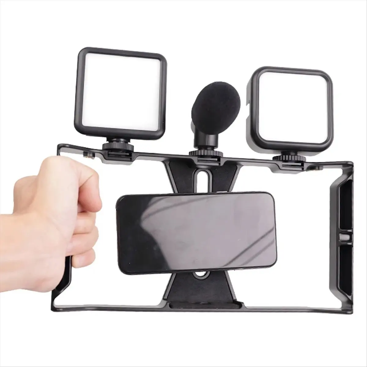 Super Sale Universal Quick Release Smartphone Video Rig Kit for MagSafe Cell Phone Stabilizer Gear Kit for Blogging Live Streami