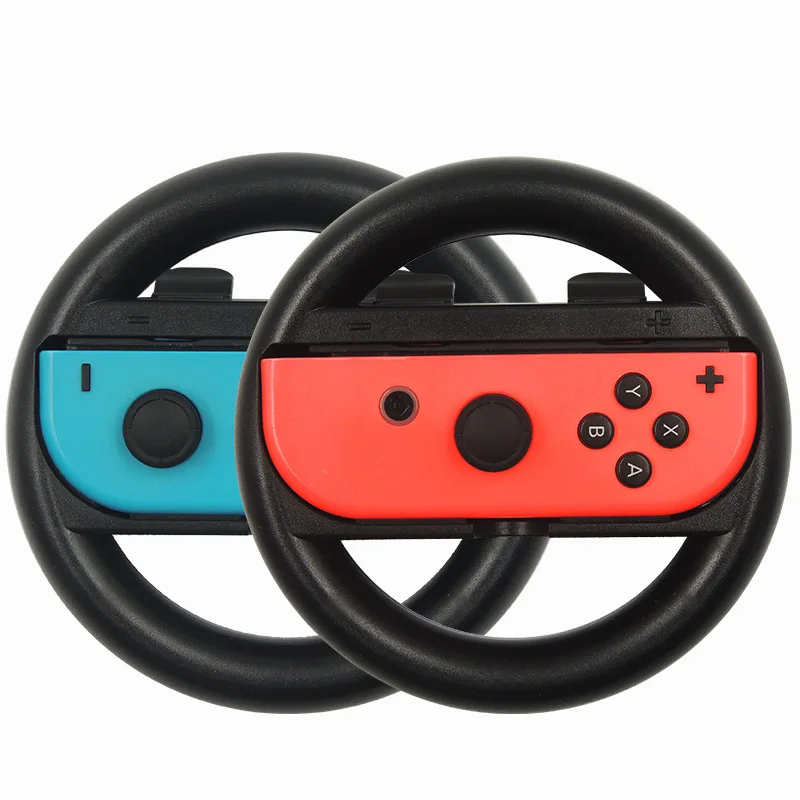 2 pezzi Controller ruota da corsa per Nintendo Switch & Switch modello OLED Joy-Con Mario Kart 8 manopole in materiale ABS Deluxe