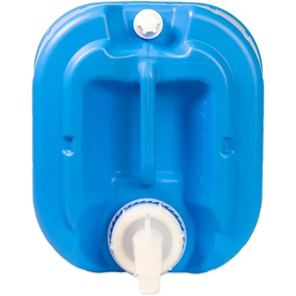 Stapelbare 5-Gallonen-Wasservorratsbehälter (3er-Pack) |   Lebensmittelqualität, BPA-frei |   Robuste, große Wasserkrugger für den Außenbereich und den Innenbereich |