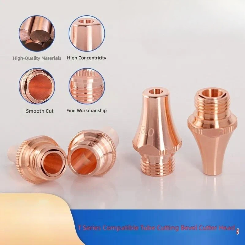 for Black Diamond Wave Thorn M8 Nozzle 1.6 Single Layer Flat Groove Double Layer Cutting Machine Laser Copper