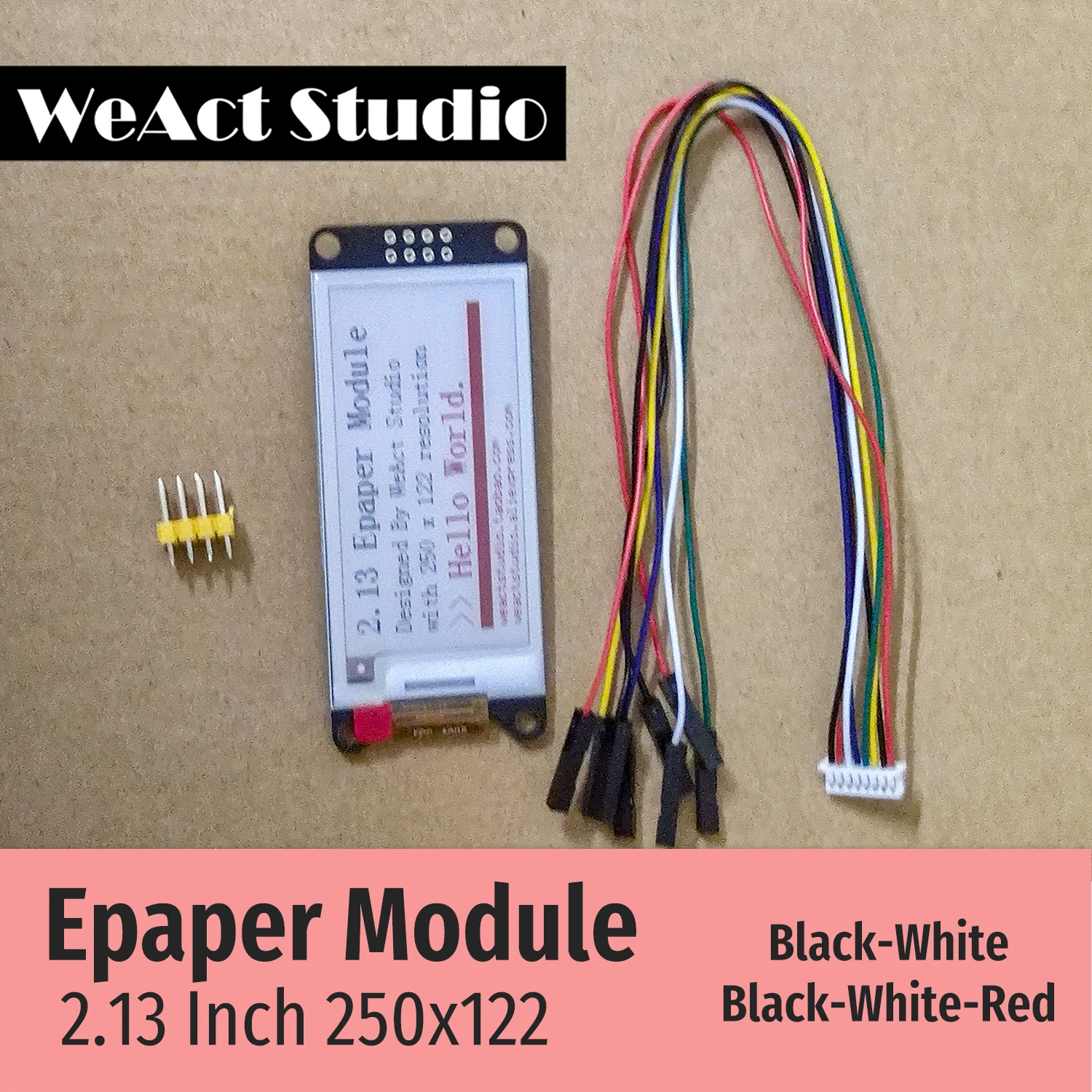 Weaxie-Écran d'affichage E-Ink, E-Paper Tech, E-Paper, E-Paper, EInk Display Screen, éventuelles I Black-White Black-White-Red, 2.9 Ins, 2.13 ", 2.9"