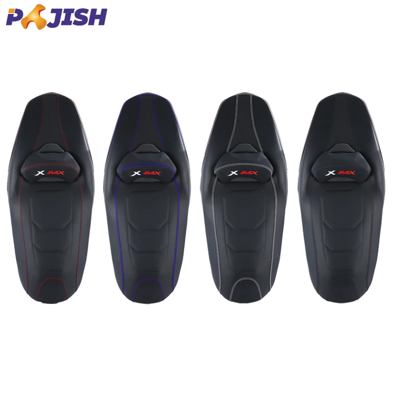 

Motorcycle XMAX PU Parts Driver Passenger Shock-absorbing Spring Seat Cushion Dustproof Heighten Seat Cover for XMAX300