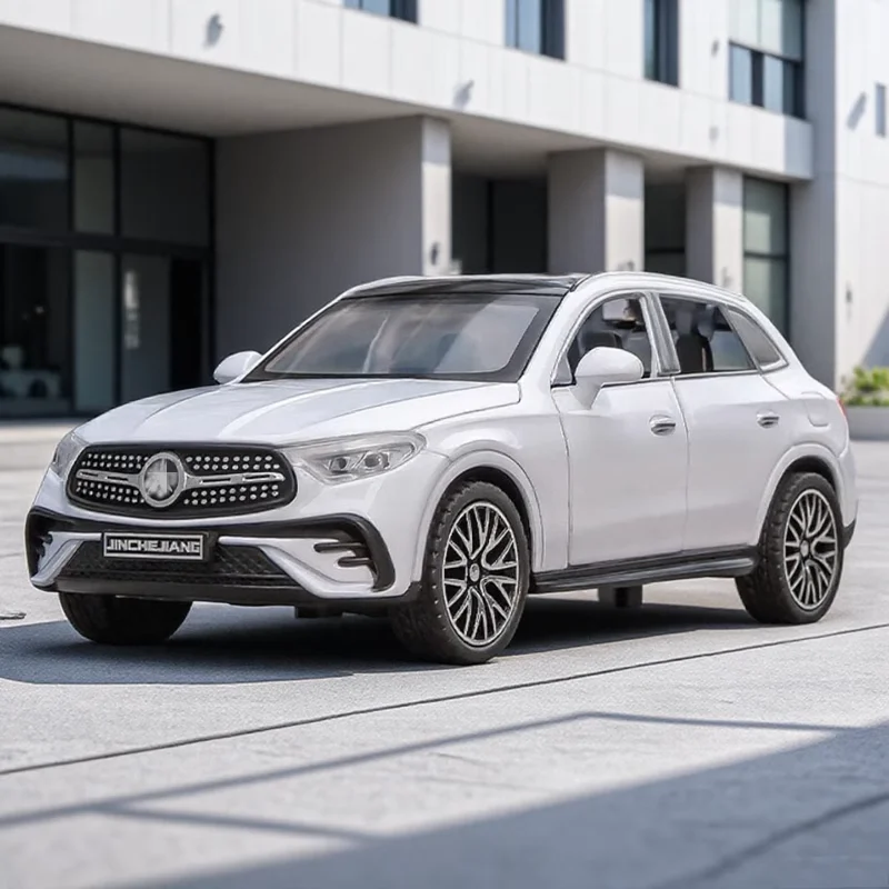 1:32 GLC 400E Model Auta z Odlewu Stopu Metalu, Zabawka, Metalowy Model Samochodu z Funkcją Pull Back, Dźwiękiem i Światłem, Zabawki Samochodowe dla Dzieci, Pojazd