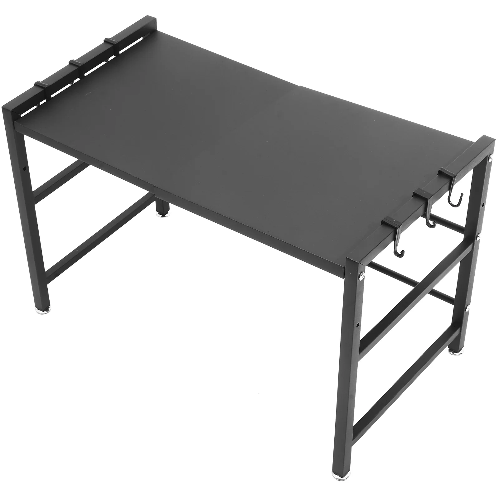 

Стойка для микроволновой печи Регулируемая выдвижная стойка для духовки сверхпрочная кухонная стойка с крючками