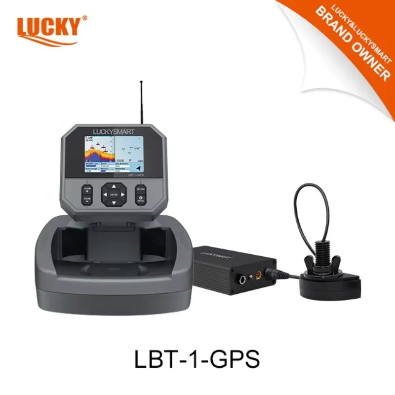 LUCKYSMART LBT-1-GPS قارب الطعم السونار GPS صيد سمك الشبوط مصنع محظوظ