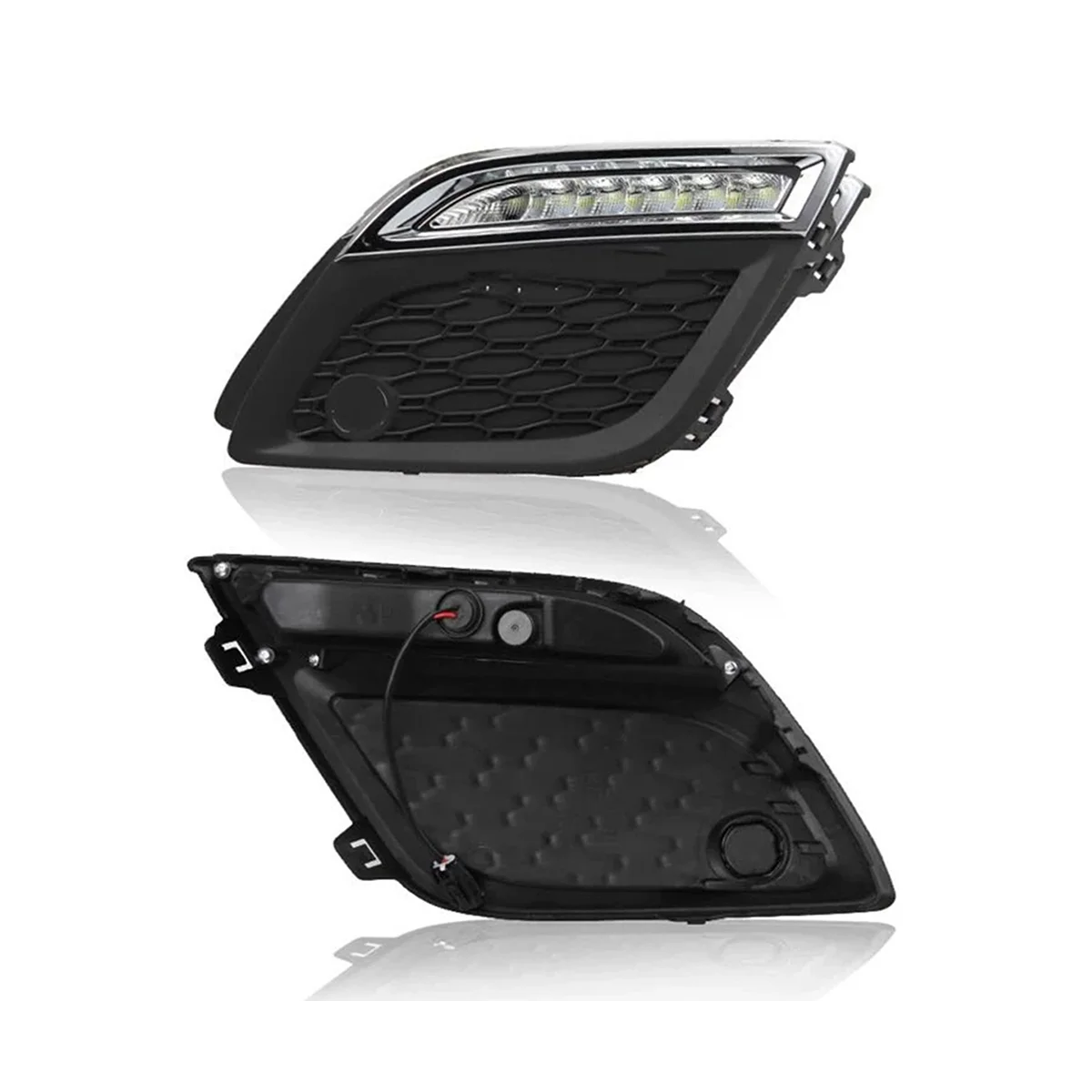 Carro Daytime Running LED Light, DRL Daylight com função escureceu, estilo de chapeamento para Volvo XC60 2011-2013