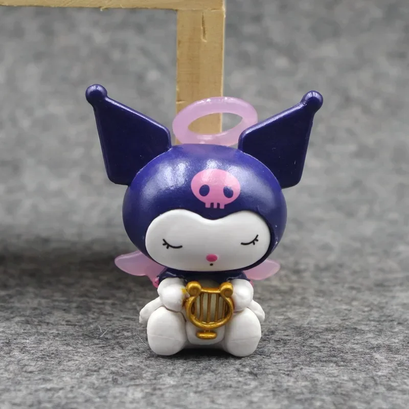 Sanrio Anime Hallo Kitty Figur Cinna moroll Melodie Pachacco Kuromi Kawaii Cartoon Mini Anzüge Dekor Geschenke für Kinder Spielzeug Geschenke