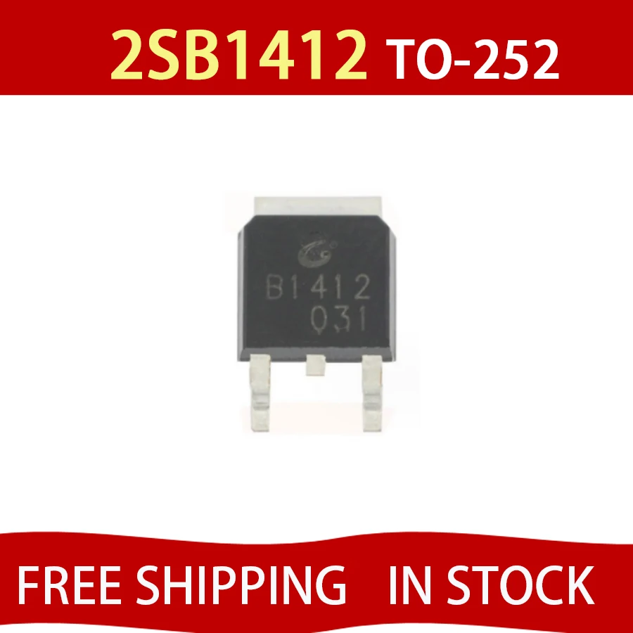 10pcs 2SB1412 5A30V B1412 TO252 PNP transistor Commonly used computer new in stock