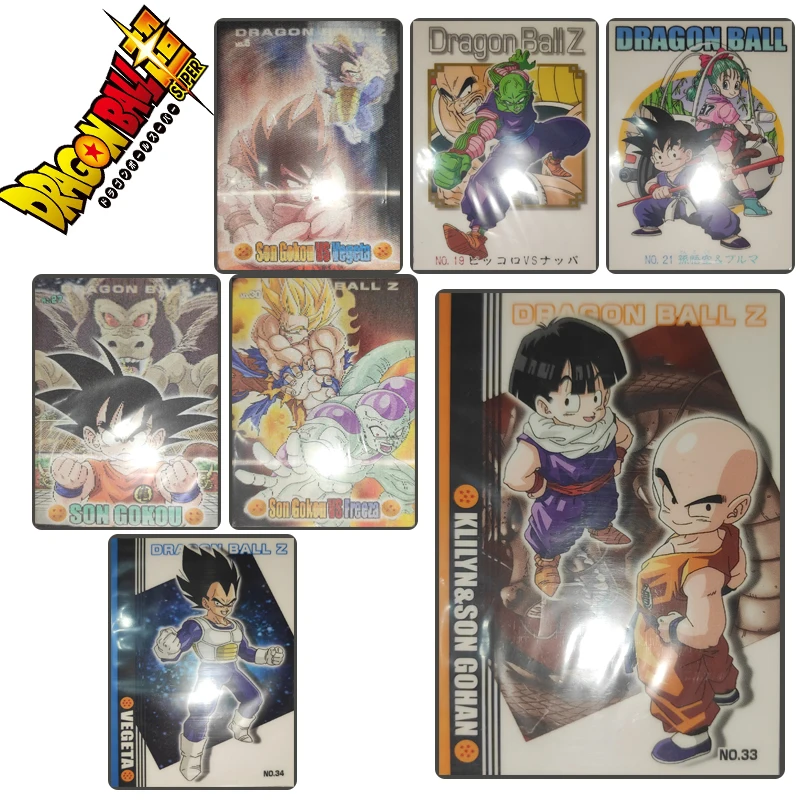 

Dragon Ball Diy Homemade Card cartoon character Son Goku Trunks Gotenks Yamcha Collectible card toy Christmas birthday gift