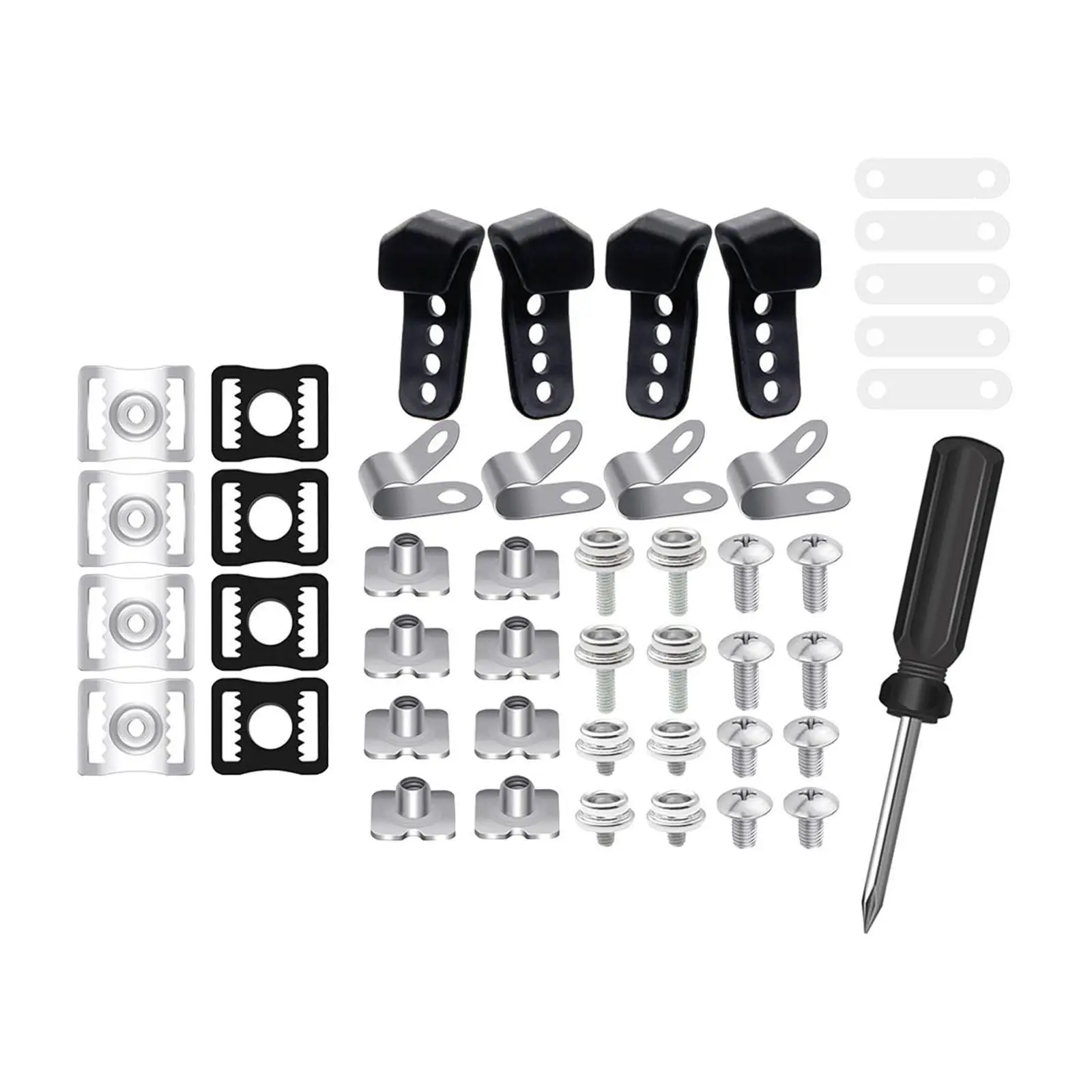 Parafusos De Capacete De Hóquei Repair Kit, Parafusos De Viseira, Arruelas, Porcas, Substituição Do Equipamento, Peças Sobressalentes De Segurança, Kit De Hardware