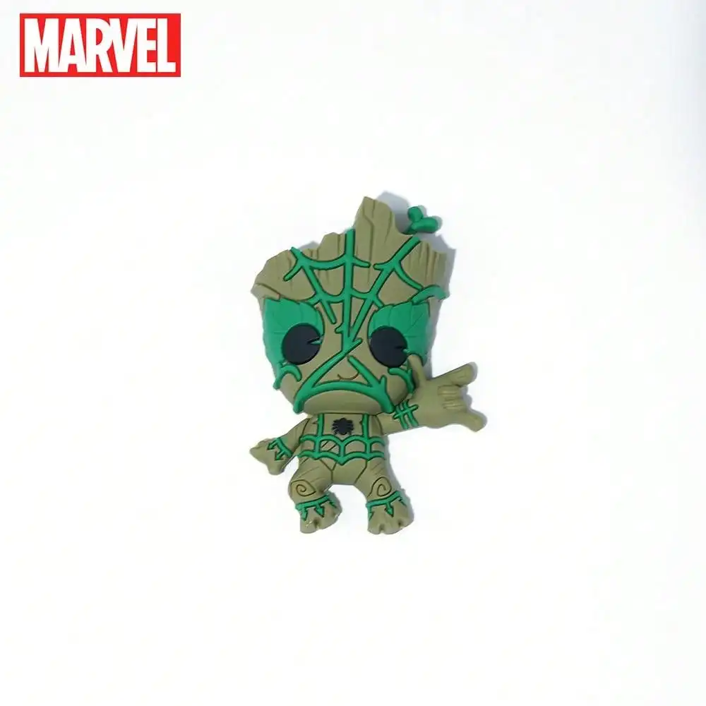 

1 шт. Marvel официально лицензированные стражи Галактики Грут в виде Человека-паука, магниты на холодильник, милые украшения для дома и офиса и подарки