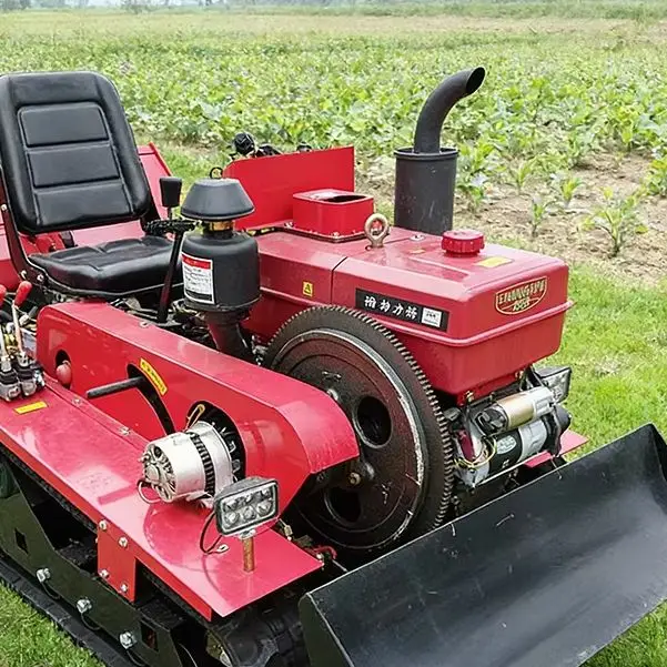 

Многофункциональный мини-трактор-культиватор на гусеничном ходу, микро-культиватор и плужная машина для сельского хозяйства