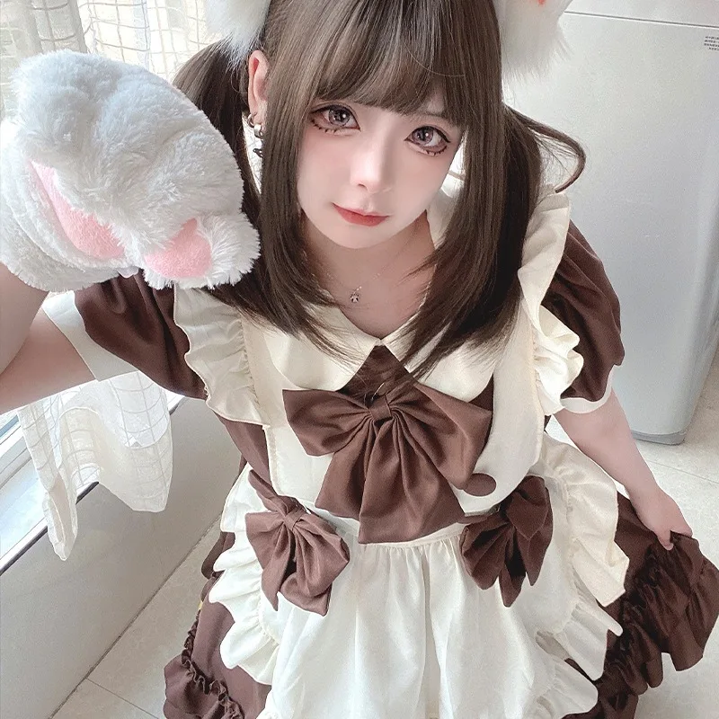

New Lolita Dress, Lolita Dress, Lolita Dress, Maid Dress, Soft Girl Dress, Cafe Maid Dress, Waitress Dress