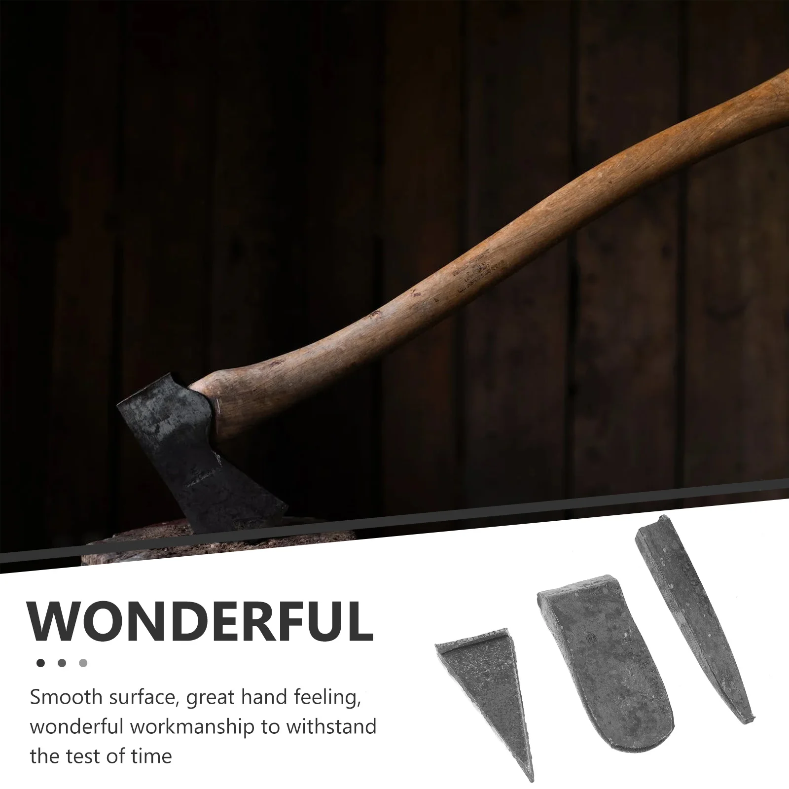 

3pcs Iron Tool for Hammer Replacement Metal Axe Taper Hammer Handle Wedge Iron Axe Wedge Durable Compact Wedges Woodworkers