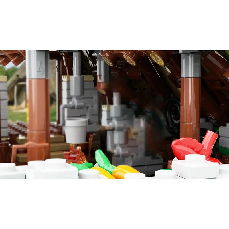 Moc Bausteine Alte Keltische Haus Technologie Modulare Ziegel Modell Geschenke Weihnachten Spielzeug DIY Sets Montage