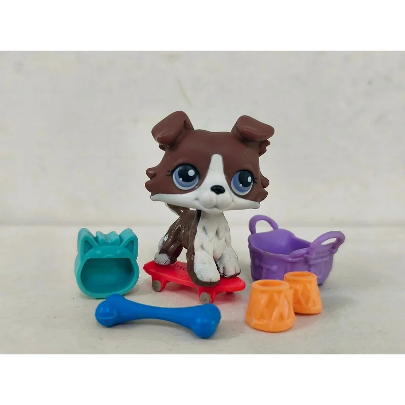 

Фигурка LPS Коричневая собака-колли # 7085 Вт/аксессуары Mini Pet Shop игрушка