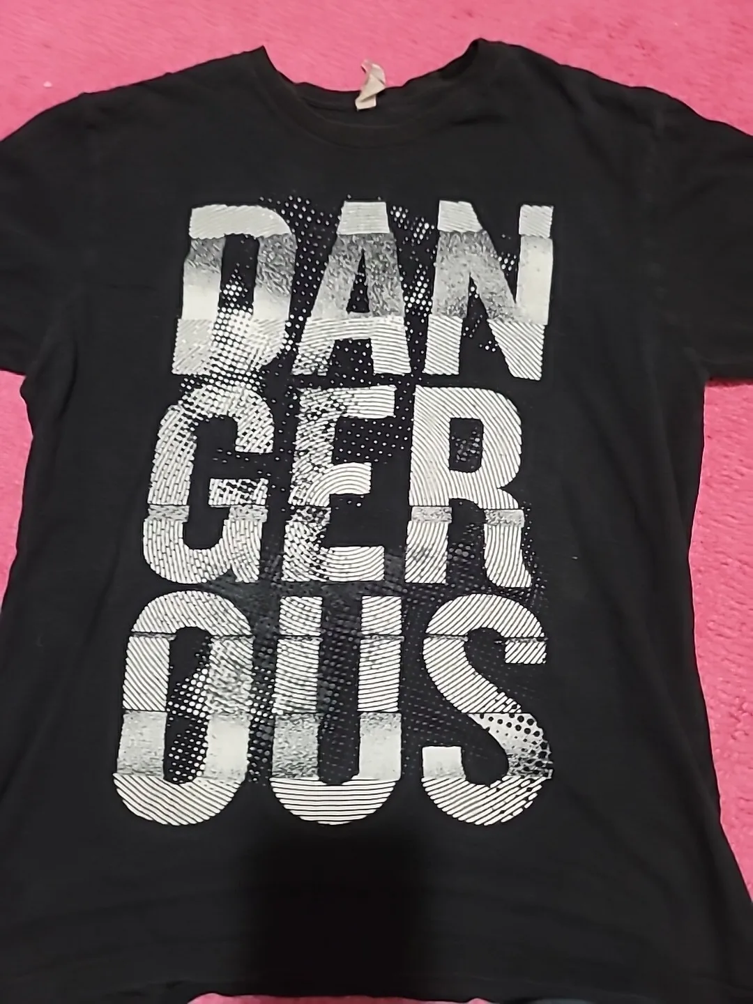 Yandel Dangerous Tour Men's Shirt Size Med Black Concert Merch Reggaeton Latin
