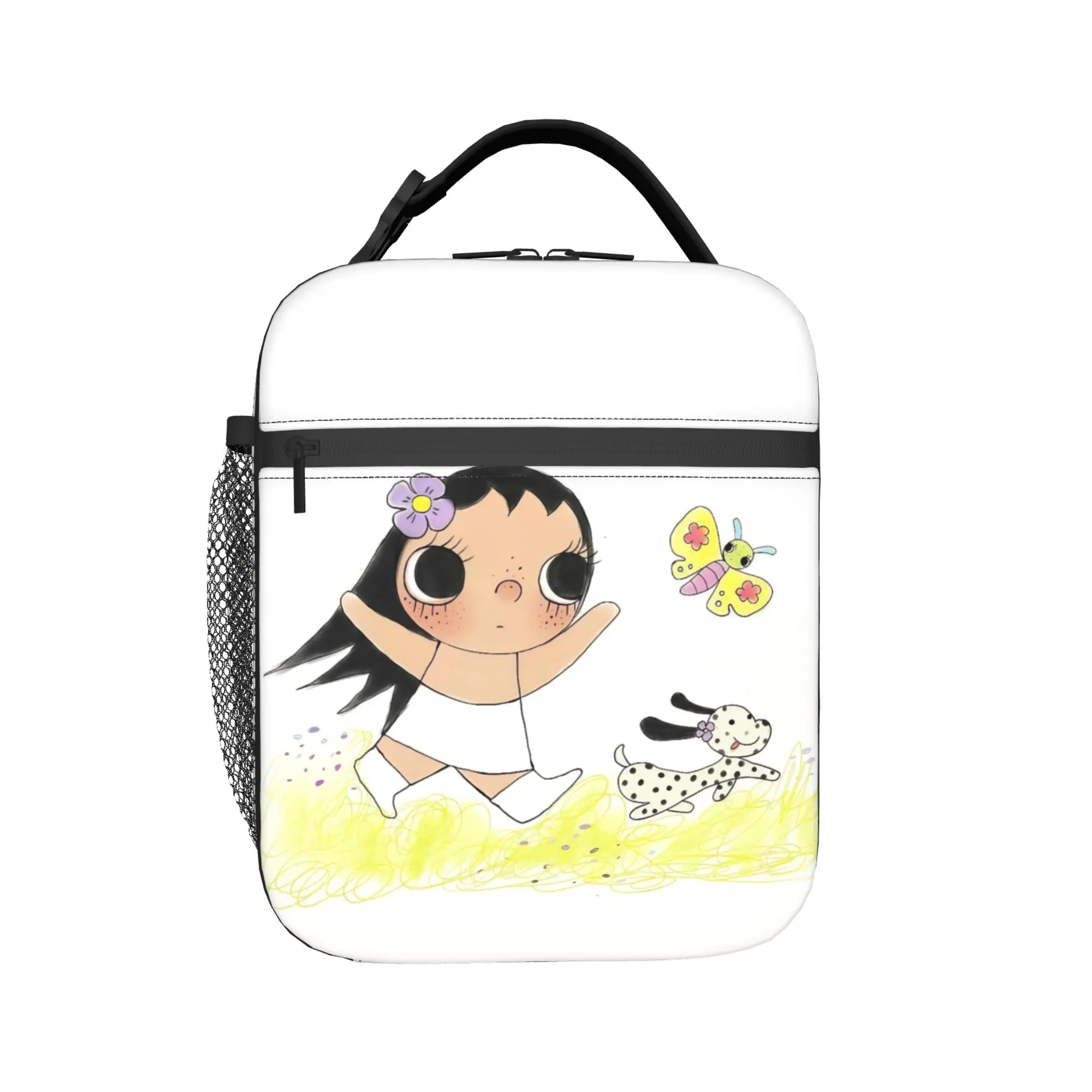 YUY  Insulated Lunch Bags High Capacity Cute Xiaoyu Manga Girl  Reusable Thermal Bag Tote Lunch Box College  Outdoor Men Women