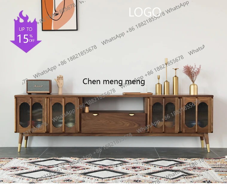 

Тумба под телевизор D80 Nordic Entertainment Center, деревянная, для гостиной, с местом для хранения, мебель для дома, телевизионный шкаф