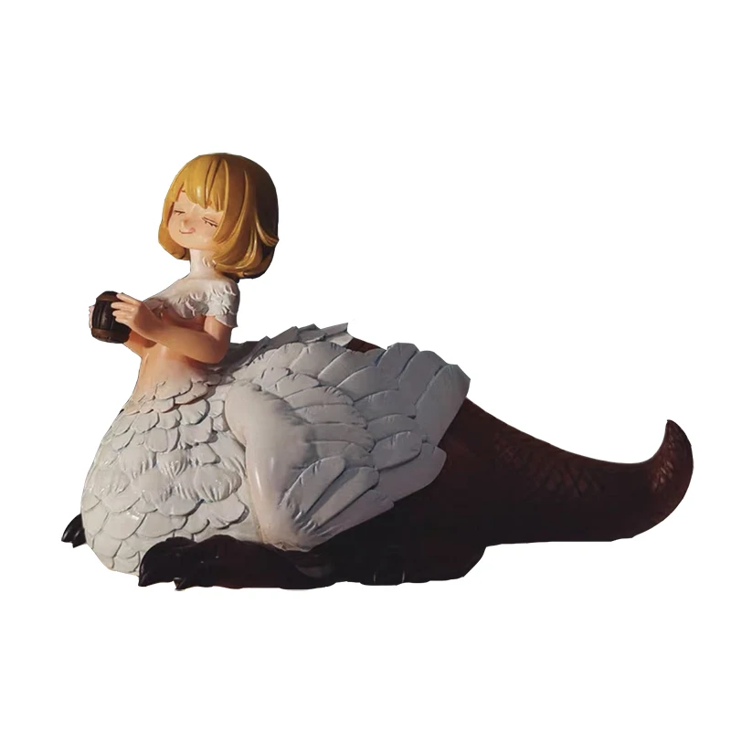 Delicioso en mazmorra Anime 10cm figura de acción Falin Touden dragón transformación juguete de modelos coleccionables para fanáticos