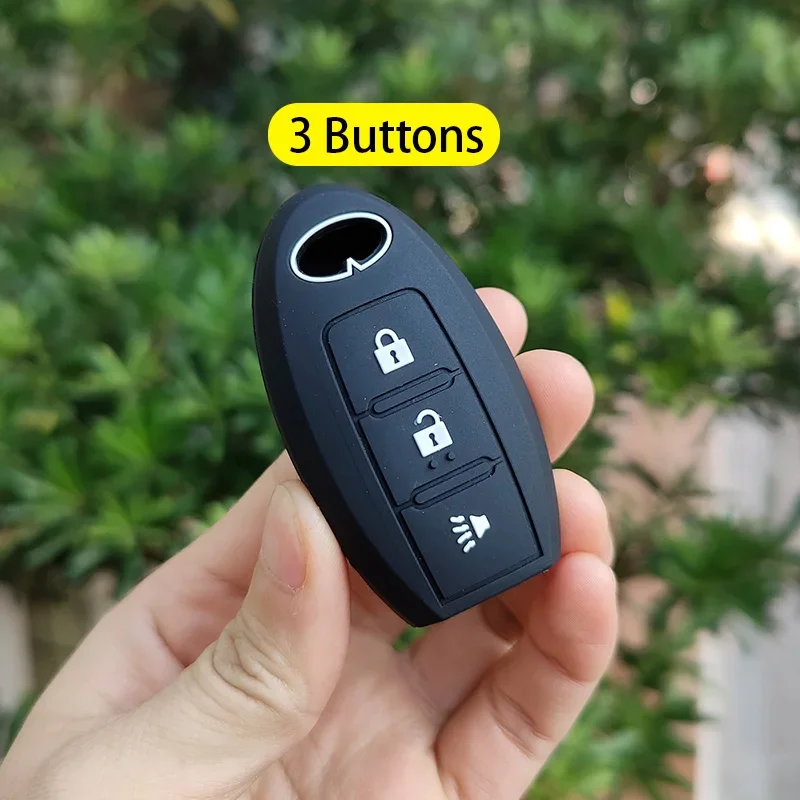 Silicone car key protect skin case cover shell for Infiniti FX ex QX ex25 FX37 G37 QX70 QX80 QX50 QX56 M35h Remote 3 4 5 buttons