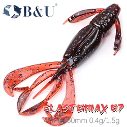 B&U Floating Crazy Flapper Fishing Soft Lure Jig Wobblers Swimbait Silicone Baits Shrimp Bass Perch Lure Artifical Craws Bait