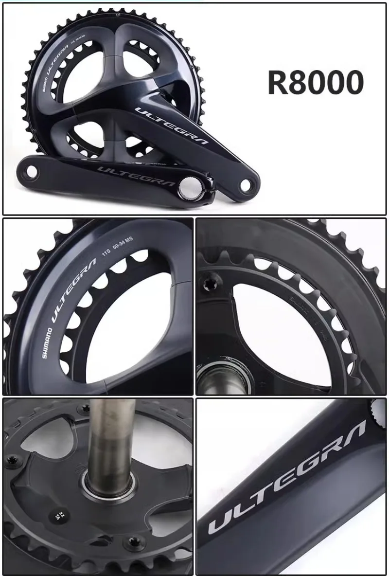 Shimano Ultegra FC R8000 2x11-Speed HOLLOWTECH II Crankset 170/172.5 50-34/52-36T