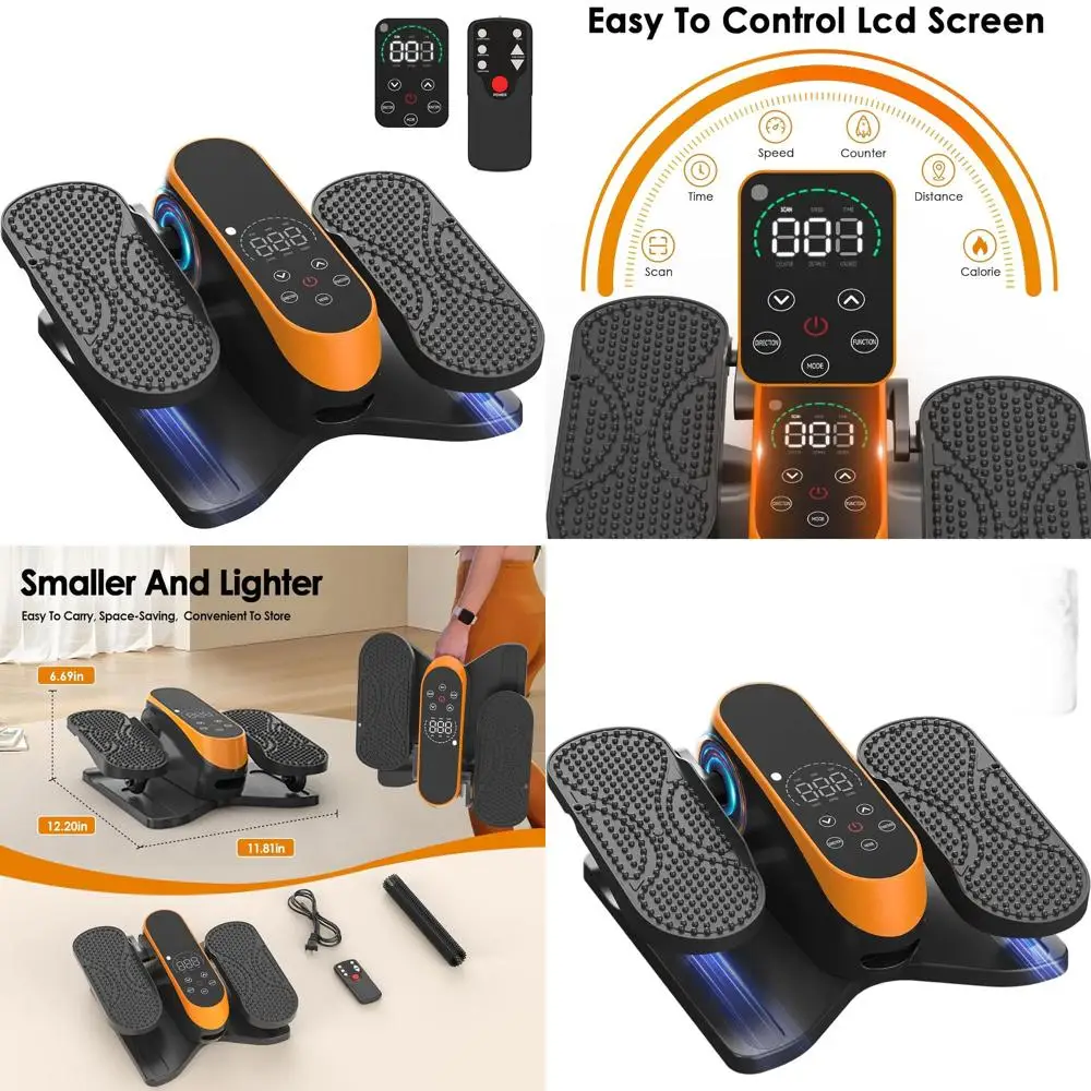 

Эллиптический тренажер для сидения (педальный) для офиса или дома, 12-скоростной тренажер для тренировки ног