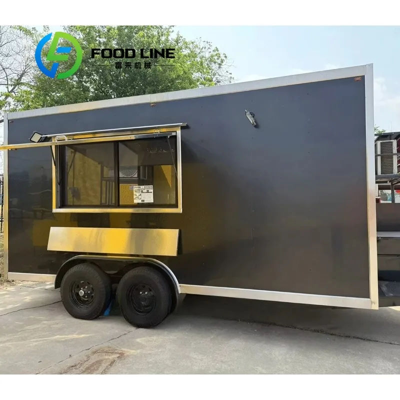 Camión de comida de cocina móvil, furgoneta de comida de concesión rápida, remolque de Catering, tienda de comida, barbacoa, caravana de comida, camión con cocina completa