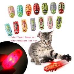 Pet Interactive Electric Bug Cat Toy Fun Automatic Escape Flip Mini Robot Cockroach Ladybug Vibrating Insect Toy Pet Toy