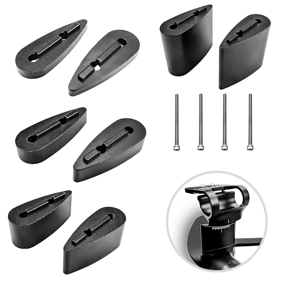 Fotografia 7: Espaçadores de Carbono para Guidão de Bicicleta TT, Ciclismo para Barras Aerodinâmicas 5102040mm, Espaço para Parafuso de 20mm para Montagem Otimizada do Guidão